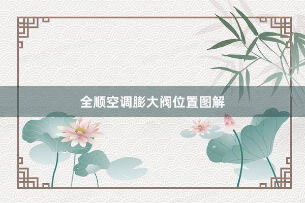 全顺空调膨大阀位置图解